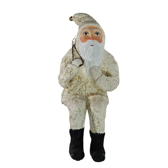 Department 56 Father Frost Shelf Sitter Santa Claus Belsnickle Stars Holiday - Picture 1 of 8